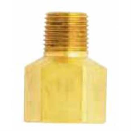 Milton 1/2" NPT Female x 3/8" NPT Male Brass Adapter 653-4